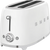 Smeg White Retro Style 4 Slice Toaster - TSF02WHAU