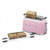 Smeg Pastel Pink Retro Style 4 Slice Toaster - TSF02PKAU