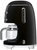 Smeg Black Retro Style Drip Coffee Machine - DCF02BLAU