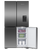 Fisher & Paykel 538L Net Black Steel Quad Door Fridge With Ice & Water - RF605QNUVB1