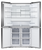 Fisher & Paykel 538L Net Black Stainless Steel Quad Door Refrigerator Freezer - RF605QDVB2