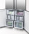 Fisher & Paykel 538L Net Stainless Steel Quad Door Refrigerator Freezer - RF605QDVX2