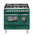Ilve 90cm Nostalgie Dual Fuel Freestanding Oven - 5 Burner - PD09PDNE3 + COLOUR