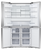 Fisher & Paykel 538L Net Quad Door Fridge/Freezer With Ice And Water - RF605QDUVX2