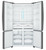 Westinghouse 541L Net Dark Stainless French Door Fridge - WQE6000BB