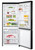 Lg 420L Net Bottom Mount Black Steel Fridge - GB-455BTL