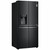 Lg 506L Net Black French Door Fridge/Freezer - Non-Plumbed Ice & Water - GF-L570MBNL