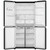 Lg 506L Net Black French Door Fridge/Freezer - Non-Plumbed Ice & Water - GF-L570MBNL