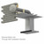 Whispair Vienna 120cm Wall Mount Hood - 1140-2010m3/hr Quiet External Motors - X5V12S5