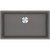 Franke Maris 720mm Stone Grey Single Bowl Fragranite Flushmount Sink - MRG210-72SG