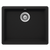 Schock 550mm Quadro Black Onyx Cristalite Sink - QN-100B