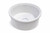 Turner Hastings Cuisine Round 47 White Gloss Fine Fireclay Inset/Undermount Sink - CUR47FS
