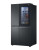 Lg 655L Net Matte Black Side By Side Fridge With Instaview - GS-VB655MBL