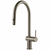 Gessi Inedito Dual Function Pull-Out Kitchen Mixer Tap - Brushed Nickel - 60413BN