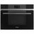 Smeg 45cm Linea Black Compact Speed Combi-Microwave Built-In Oven - SF4104WMCN