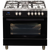 Artusi 90cm Black Dual Fuel Freestanding Oven - Multi Function - CAFG91B