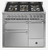 Steel 100cm Ascot Dual Fuel Freestanding Oven - Combi-Steam - 5 Burner & Triple Oven - AQ10SFF-D4M Steel 100cm Ascot Dual Fuel Freestanding Oven - Combi-Steam - 5 Burner & Triple Oven - AQ10SFF-D4M