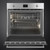 Smeg 76cm Classic Stainless Steel Pyrolytic Oven - 111L Capacity - SOPA3302TPX
