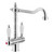 Turner Hastings Frances Twin Mixer Tap - Chrome - 18117