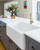 Turner Hastings Novi 75 X 46 Gloss White Single Bowl Fine Fireclay Butler Sink (*Flat On Both Sides Only) - NO75FS.A