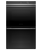 Fisher & Paykel 76cm Stainless Steel & Black Glass Built-In Pyrolytic Double Oven - 17 Function - OB76DDPTDX2