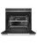 Fisher & Paykel 76cm Stainless Steel & Black Glass Built-In Pyrolytic Oven - 17 Function - OB76SDPTDX2