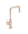 Zip Cube Brushed Rose Gold Mixer Tap - 94279