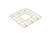 Turner Hastings Cuisine 46 X 46 Protective Brushed Brass Grid - CU461SSG-BB