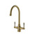 Turner Hastings Ludlow Double Mixer Tap - Brushed Brass - LU103DM-BB