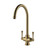 Turner Hastings Gosford Double Sink Mixer - Brushed Brass - GO203DM-BB