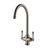 Turner Hastings Gosford Double Sink Mixer - Brushed Nickel - GO202DM-BN