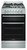 Westinghouse 54cm Stainless Steel Dual Fuel Freestanding Oven - WFE512SC