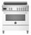 Bertazzoni 90cm Professional Series Induction Freestanding Oven - 5  Zone - PRO95I1E+COLOUR