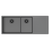 Abey Boutique Lugano One & One Quarter Sink - STQ450D+COLOUR