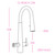 Zip Hydrotap G5 Celsius Plus All-In-One Brushed Nickel Filtered Pullout Tap - Boiling, Chilled, Hot & Ambient - H5X784Z11AU