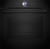 Bosch 60cm Black Built-In Pyrolytic Oven - Series 8 - HBG976MB1A