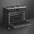 Smeg 90cm Black Classic Dual Fuel Freestanding Oven - Pyrolytic - CSP9GMMBA2