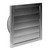 Deflecto Stainless Steel Wall Vent - Gravity Louvered - 200mm - GVSS200B