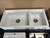 Chambord Henri 997mm 1 & 1/2 White Fireclay Ceramic Bowl - HENRI-3W - EX DISPLAY*