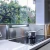 Sirius Valentina 880mm "Le Luce" Downdraft Rangehood with Black Glass Fascia - 800-2000m3/hr - SDD2ELEMTC88