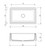Oliveri Santorini 840mm White Farmhouse Under Mount Sink - ST-WH1584U