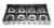 Ilve 120cm Professional Plus 8 Dual Burner Gas Cooktop - HCP1208D