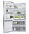 Fisher & Paykel 494L Net Flat Door Bottom Mount Fridge - E522BLXFD5