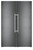 Liebherr 662L BlackSteel Side-by-Side Freestanding Fridge-Freezer With BioFresh & NoFrost - XRFBSH5265
