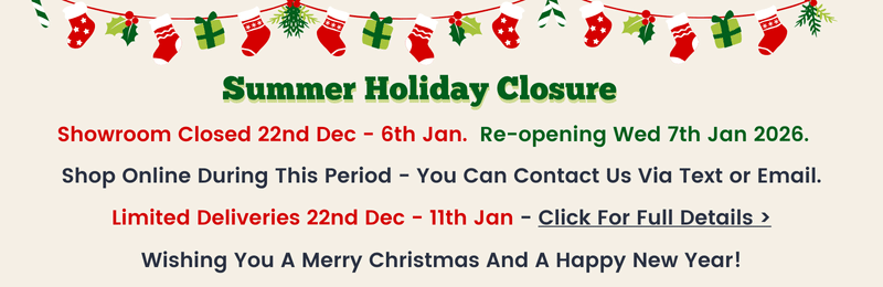 Summer Holidays Closure Notice - Click For Details
