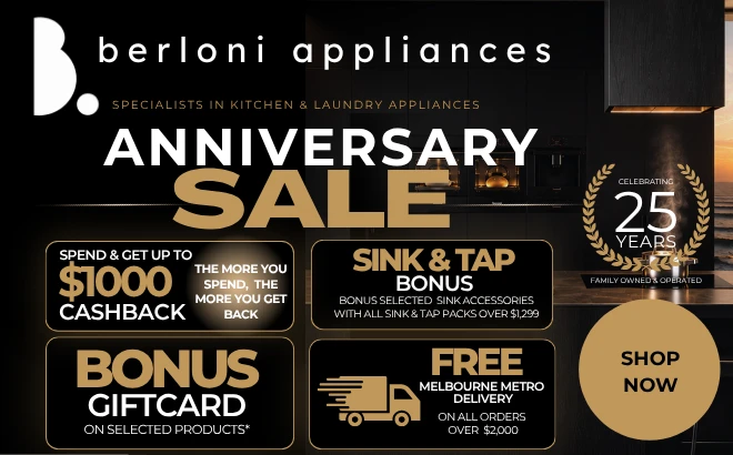 Berloni 25 Year Anniversary Sale