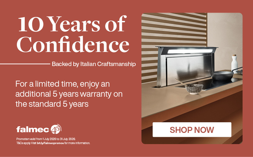 10 Year Warranty on all Falmec Products*