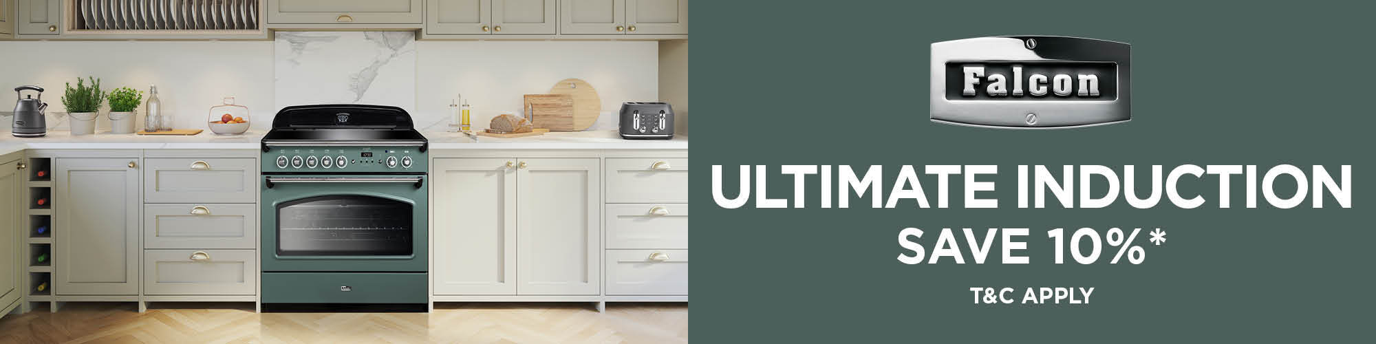 SAVE 10% ON FALCON INDUCTION RANGE COOKERS