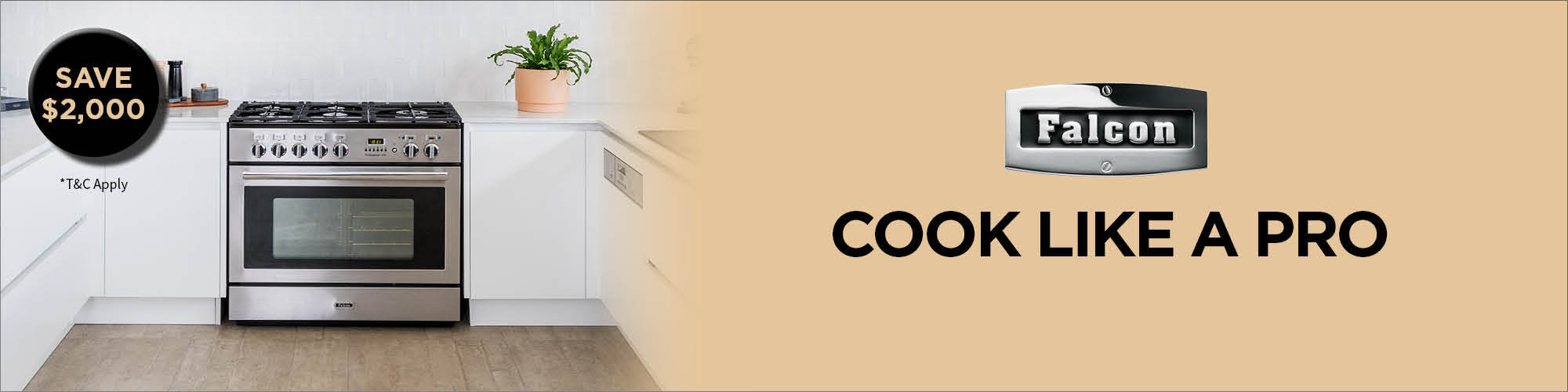 SAVE $2000 ON FALCON PROFFESIONAL FX/FXP RANGE COOKERS