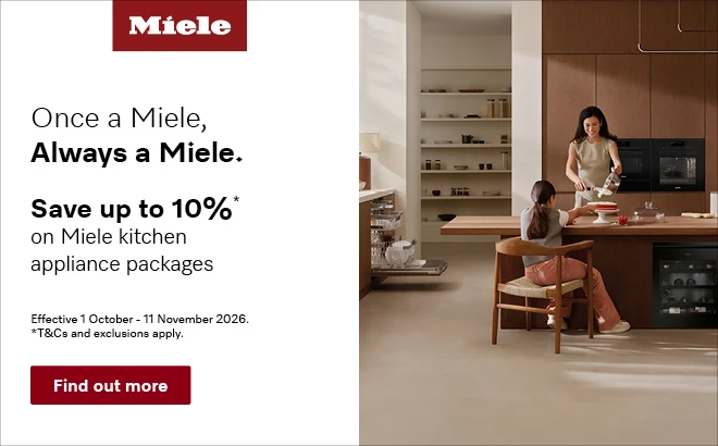 Save up to 10% on Miele Kitchen Appliance Packages*